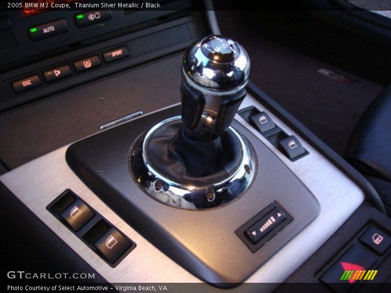 Titanium Silver Metallic / Black 2005 BMW M3 Coupe