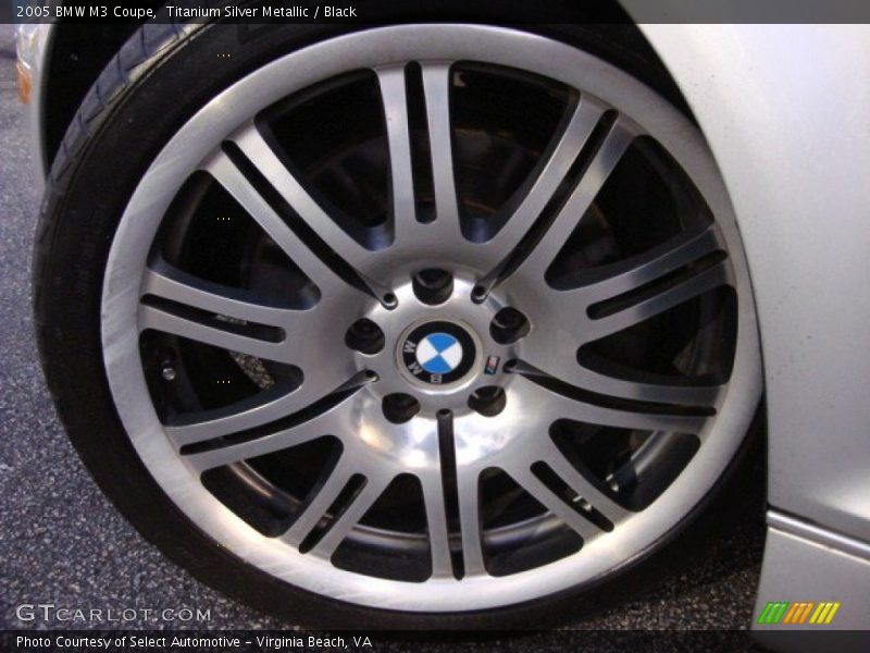 Titanium Silver Metallic / Black 2005 BMW M3 Coupe