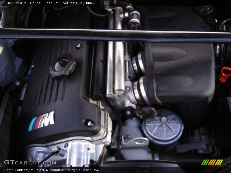 Titanium Silver Metallic / Black 2005 BMW M3 Coupe