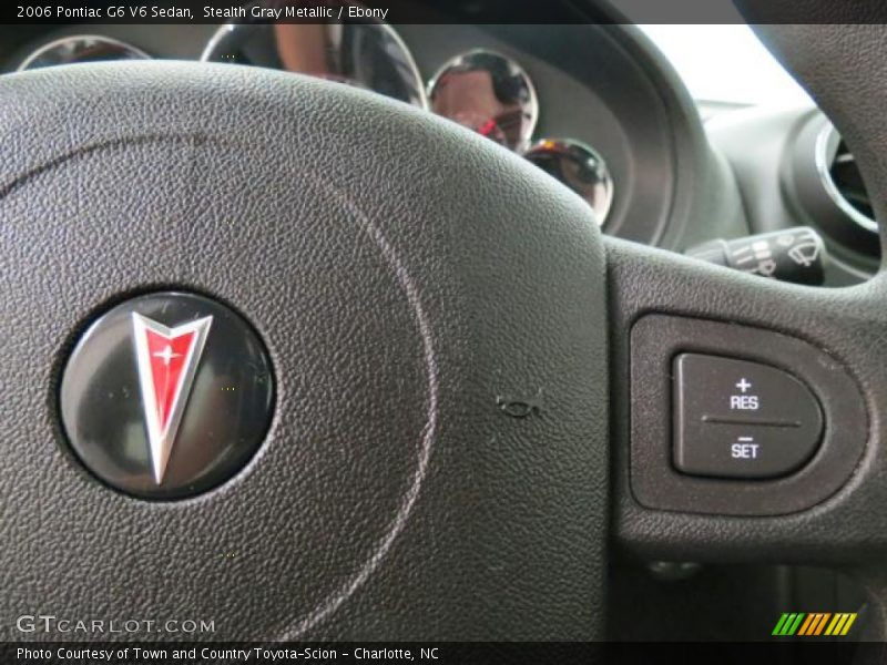 Stealth Gray Metallic / Ebony 2006 Pontiac G6 V6 Sedan