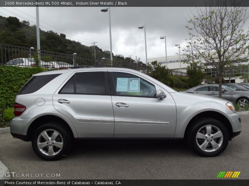 Iridium Silver Metallic / Black 2006 Mercedes-Benz ML 500 4Matic