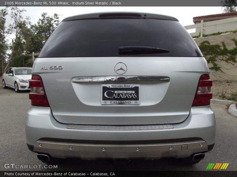 Iridium Silver Metallic / Black 2006 Mercedes-Benz ML 500 4Matic
