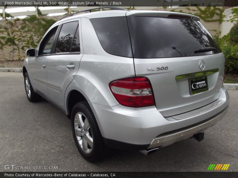 Iridium Silver Metallic / Black 2006 Mercedes-Benz ML 500 4Matic