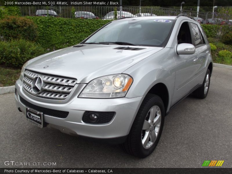 Iridium Silver Metallic / Black 2006 Mercedes-Benz ML 500 4Matic