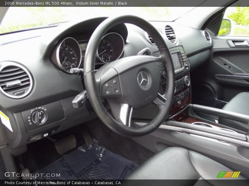 Iridium Silver Metallic / Black 2006 Mercedes-Benz ML 500 4Matic