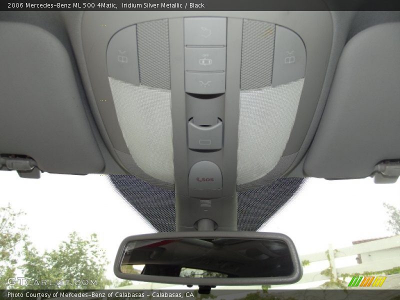 Iridium Silver Metallic / Black 2006 Mercedes-Benz ML 500 4Matic