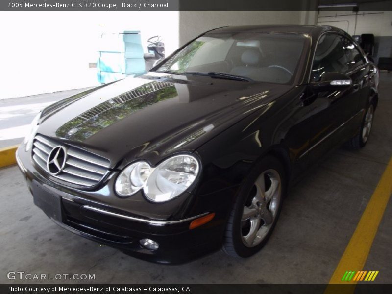 Black / Charcoal 2005 Mercedes-Benz CLK 320 Coupe
