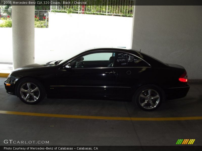 Black / Charcoal 2005 Mercedes-Benz CLK 320 Coupe