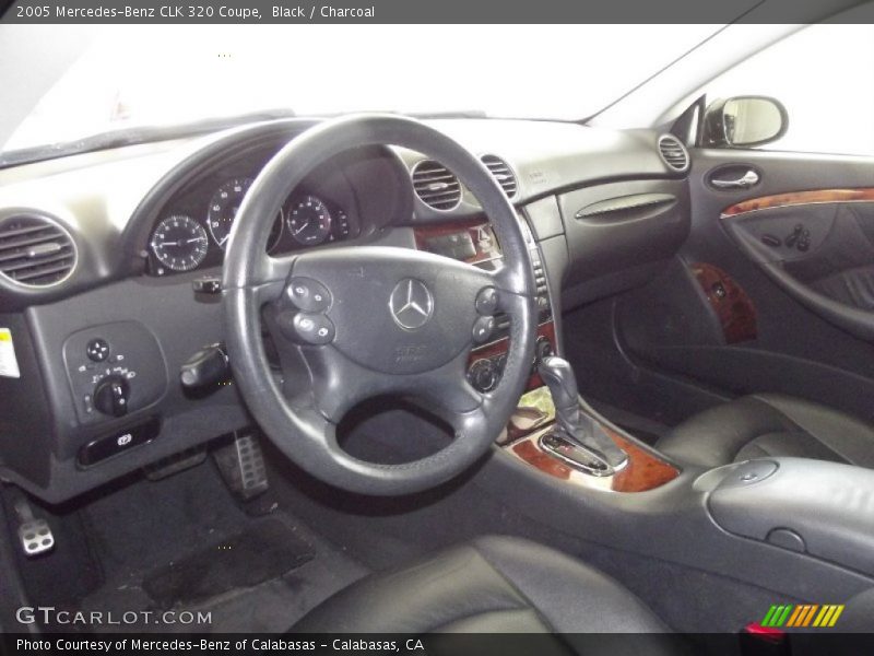 Black / Charcoal 2005 Mercedes-Benz CLK 320 Coupe