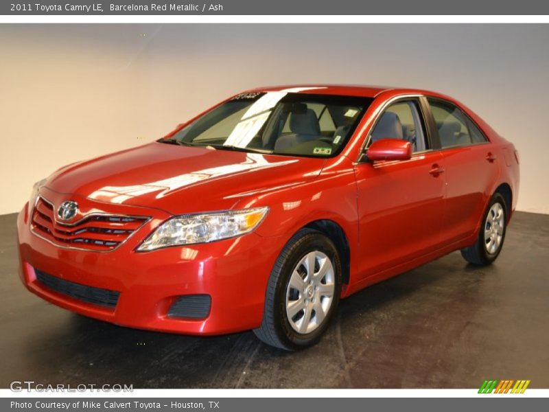 Barcelona Red Metallic / Ash 2011 Toyota Camry LE