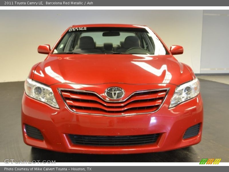 Barcelona Red Metallic / Ash 2011 Toyota Camry LE