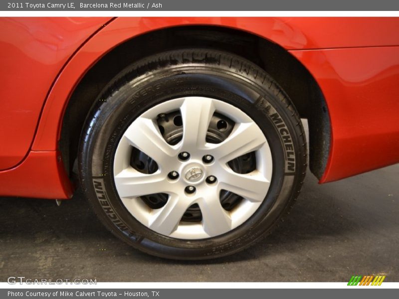 Barcelona Red Metallic / Ash 2011 Toyota Camry LE