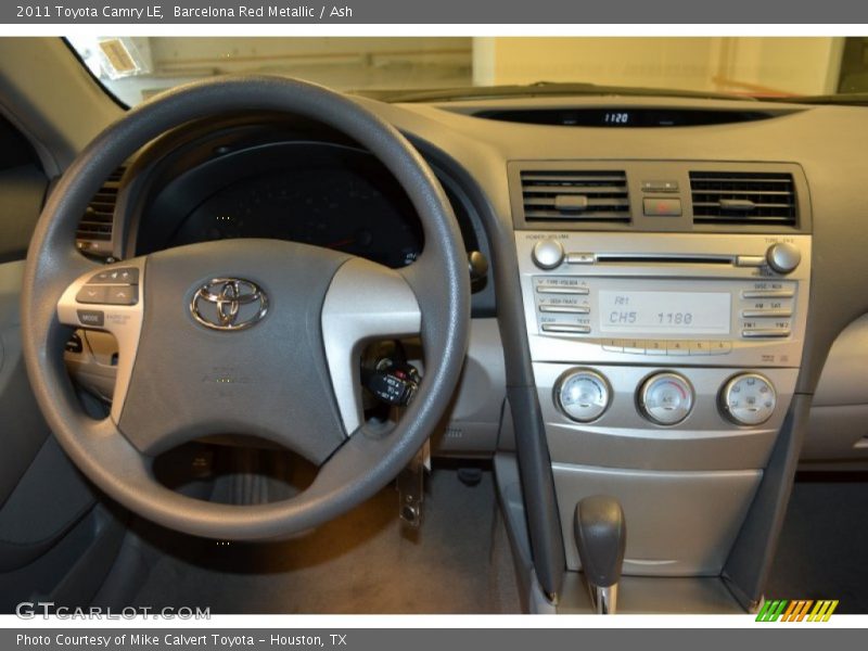 Barcelona Red Metallic / Ash 2011 Toyota Camry LE