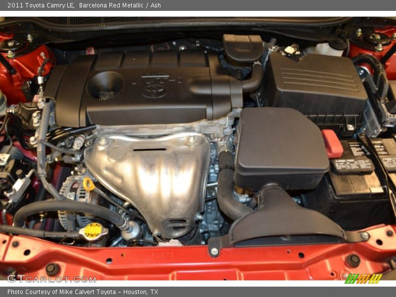 Barcelona Red Metallic / Ash 2011 Toyota Camry LE