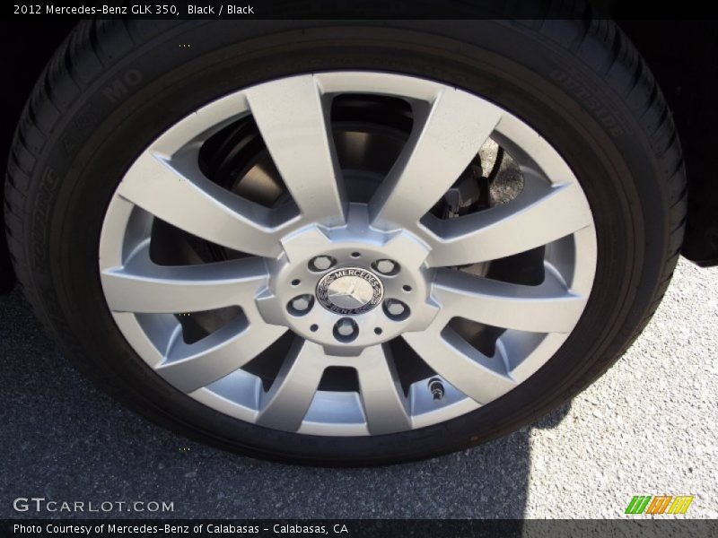 Black / Black 2012 Mercedes-Benz GLK 350