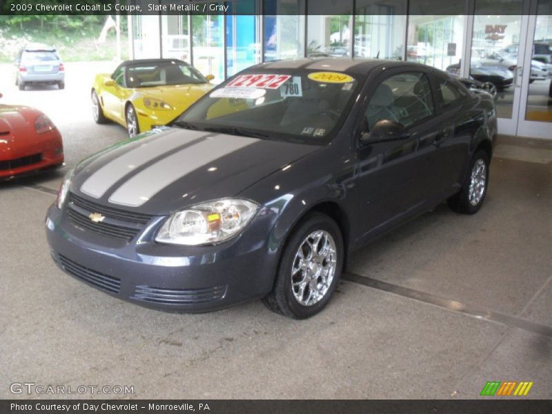 Slate Metallic / Gray 2009 Chevrolet Cobalt LS Coupe
