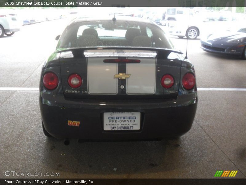 Slate Metallic / Gray 2009 Chevrolet Cobalt LS Coupe