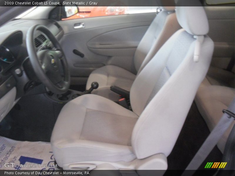 Slate Metallic / Gray 2009 Chevrolet Cobalt LS Coupe