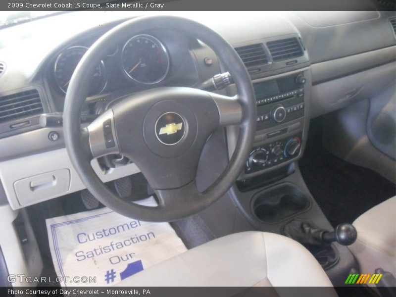 Slate Metallic / Gray 2009 Chevrolet Cobalt LS Coupe