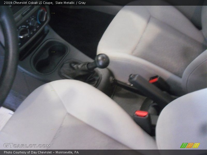 Slate Metallic / Gray 2009 Chevrolet Cobalt LS Coupe