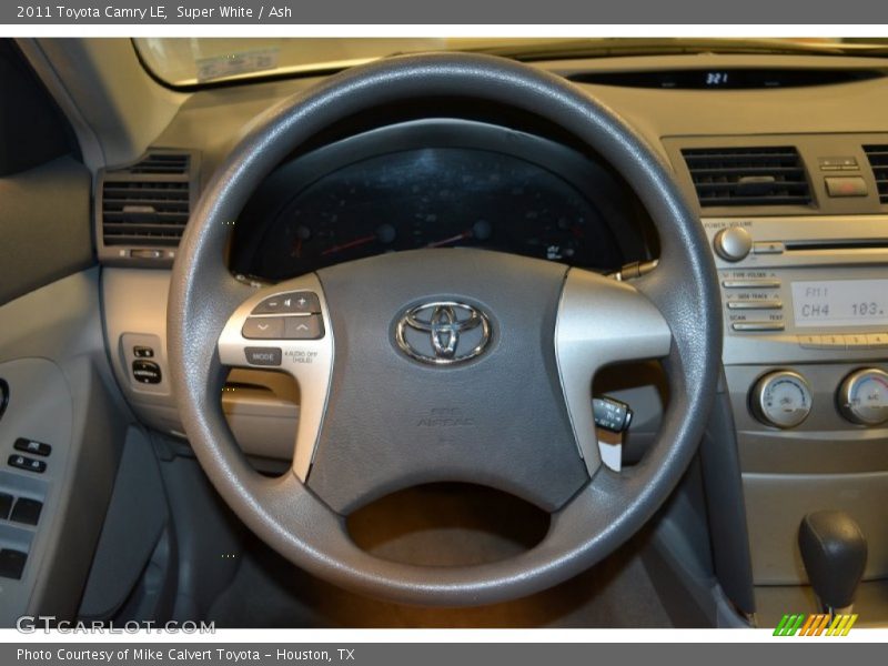 Super White / Ash 2011 Toyota Camry LE