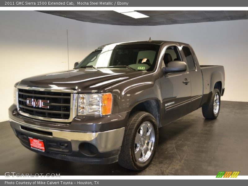 Mocha Steel Metallic / Ebony 2011 GMC Sierra 1500 Extended Cab