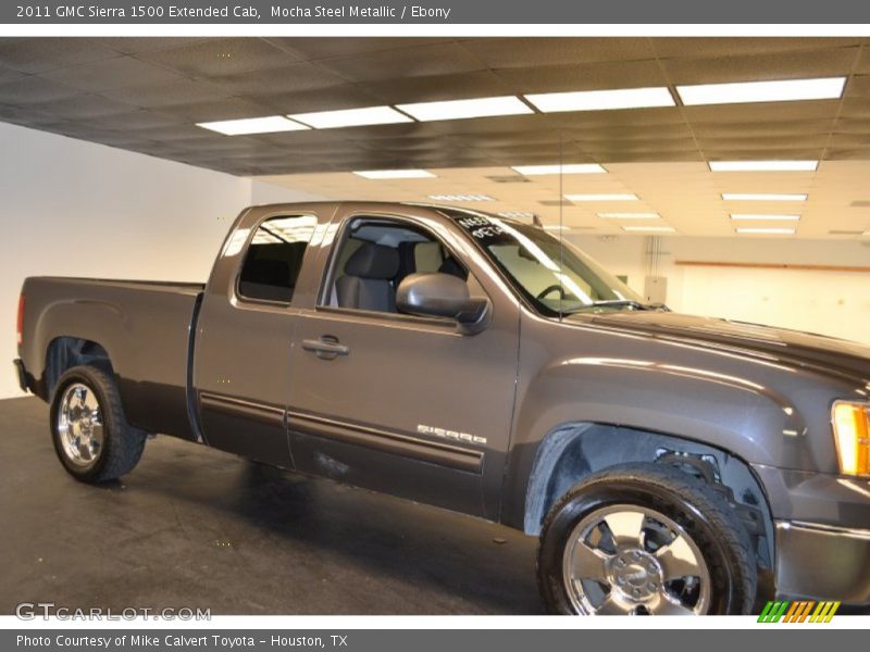 Mocha Steel Metallic / Ebony 2011 GMC Sierra 1500 Extended Cab
