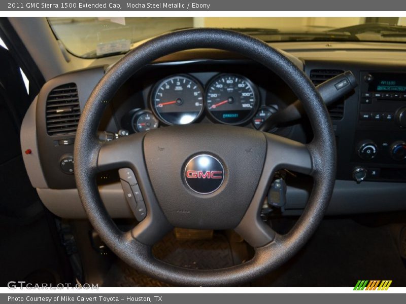 Mocha Steel Metallic / Ebony 2011 GMC Sierra 1500 Extended Cab