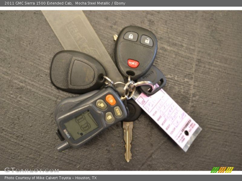 Mocha Steel Metallic / Ebony 2011 GMC Sierra 1500 Extended Cab