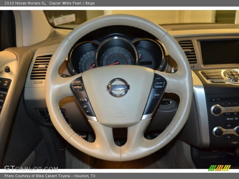 Glacier White Pearl / Beige 2010 Nissan Murano SL
