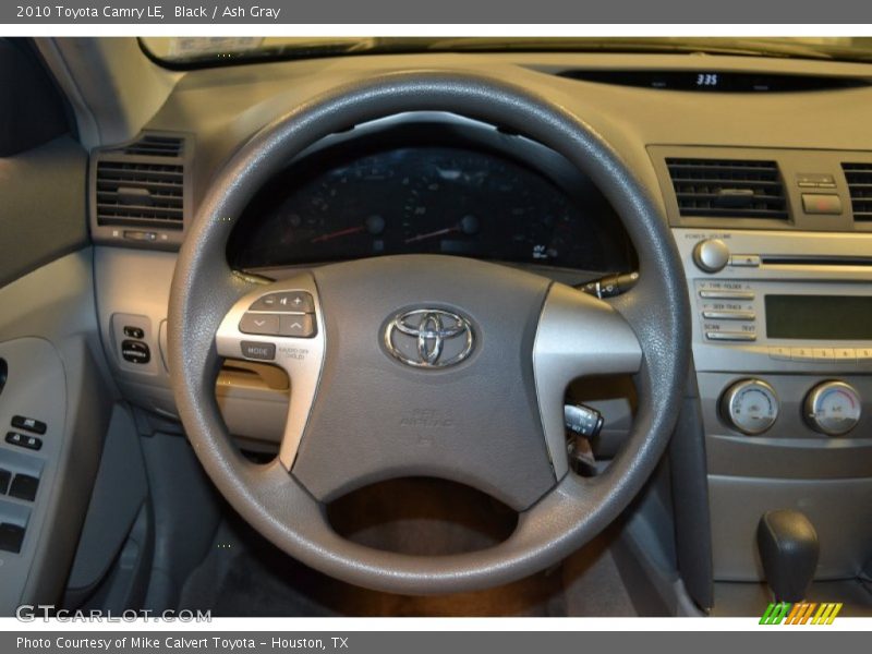 Black / Ash Gray 2010 Toyota Camry LE