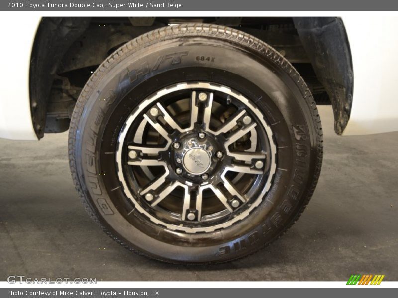 Super White / Sand Beige 2010 Toyota Tundra Double Cab