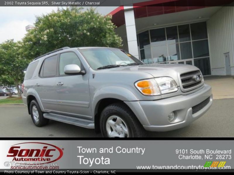 Silver Sky Metallic / Charcoal 2002 Toyota Sequoia SR5