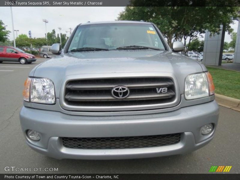 Silver Sky Metallic / Charcoal 2002 Toyota Sequoia SR5
