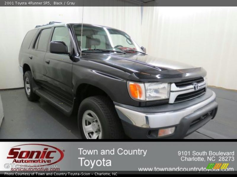 Black / Gray 2001 Toyota 4Runner SR5