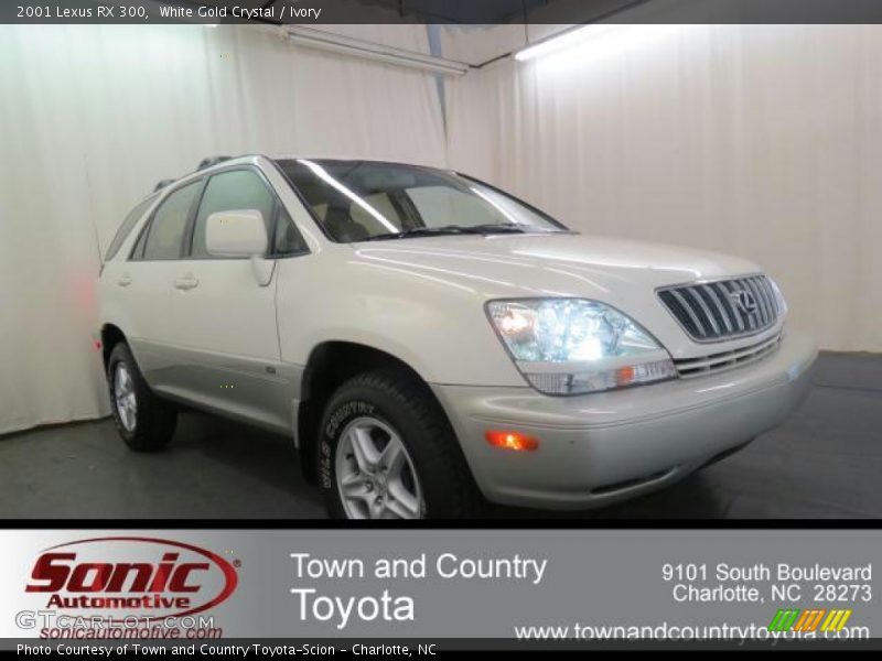 White Gold Crystal / Ivory 2001 Lexus RX 300