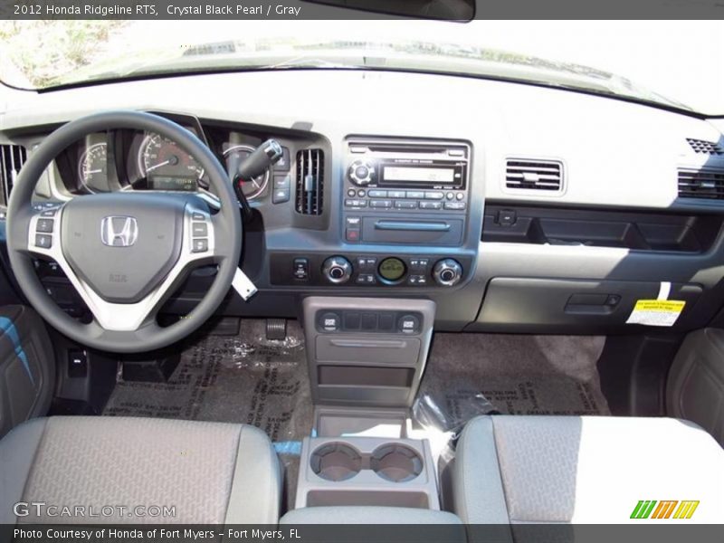 Dashboard of 2012 Ridgeline RTS