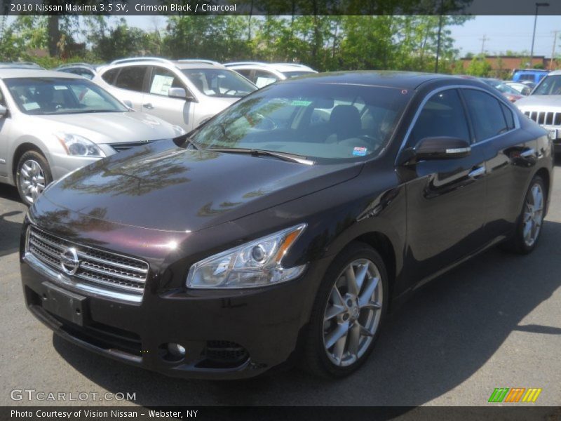 Crimson Black / Charcoal 2010 Nissan Maxima 3.5 SV