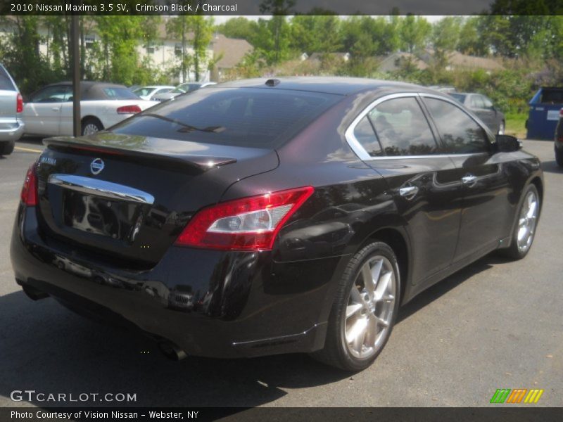 Crimson Black / Charcoal 2010 Nissan Maxima 3.5 SV