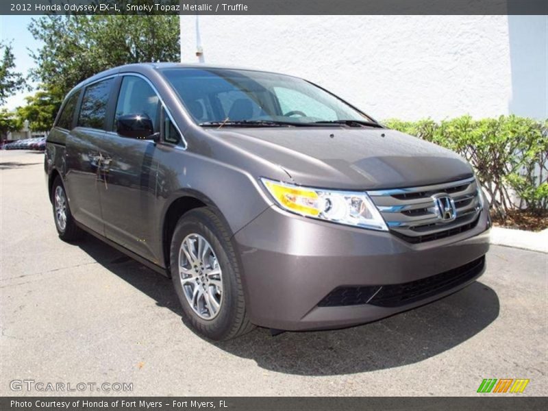 Smoky Topaz Metallic / Truffle 2012 Honda Odyssey EX-L