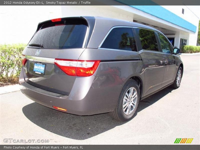 Smoky Topaz Metallic / Truffle 2012 Honda Odyssey EX-L