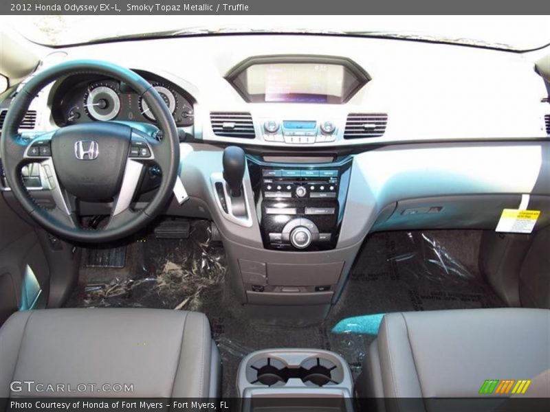 Smoky Topaz Metallic / Truffle 2012 Honda Odyssey EX-L