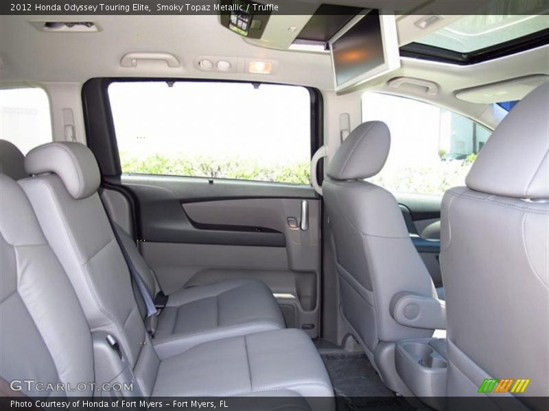Smoky Topaz Metallic / Truffle 2012 Honda Odyssey Touring Elite