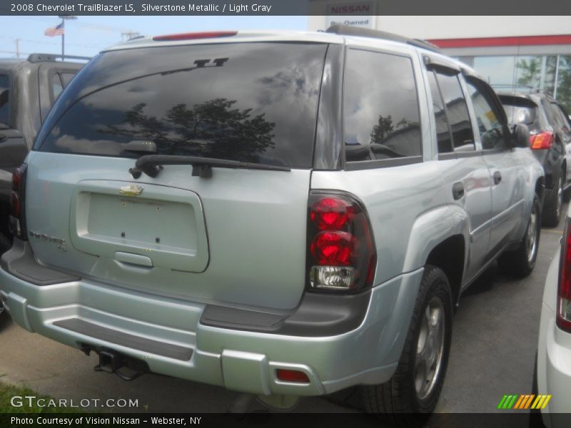Silverstone Metallic / Light Gray 2008 Chevrolet TrailBlazer LS