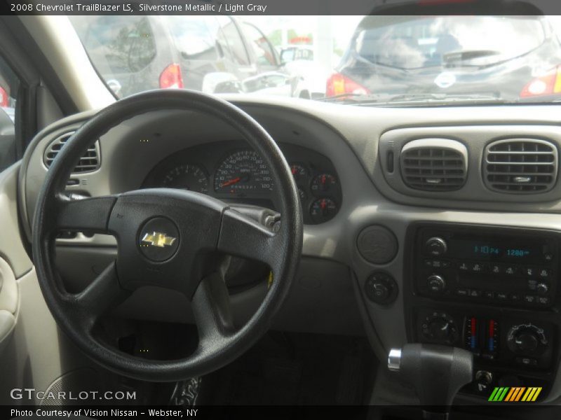 Silverstone Metallic / Light Gray 2008 Chevrolet TrailBlazer LS