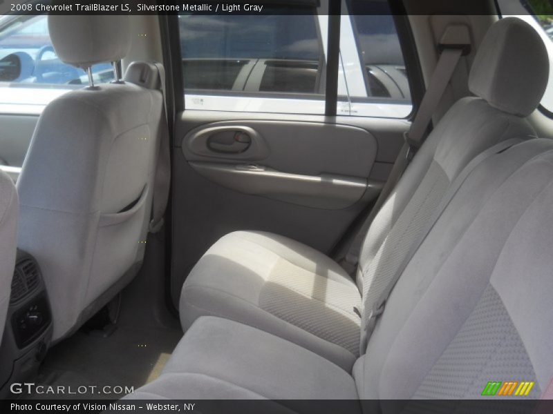 Silverstone Metallic / Light Gray 2008 Chevrolet TrailBlazer LS