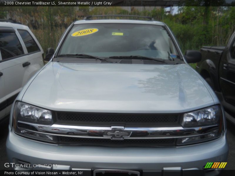 Silverstone Metallic / Light Gray 2008 Chevrolet TrailBlazer LS