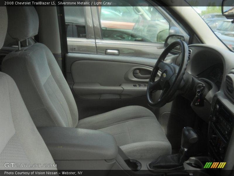 Silverstone Metallic / Light Gray 2008 Chevrolet TrailBlazer LS