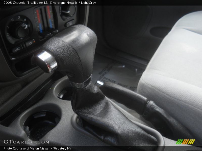 Silverstone Metallic / Light Gray 2008 Chevrolet TrailBlazer LS