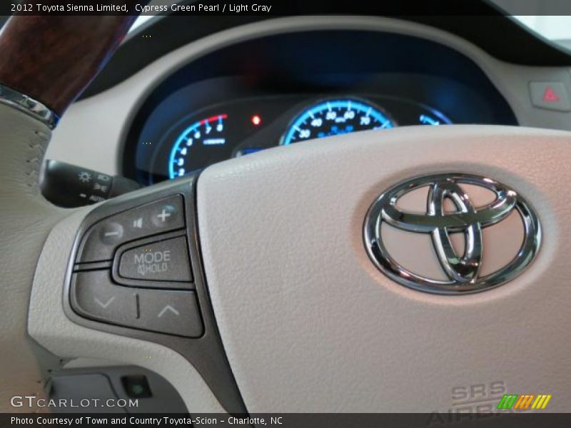 Cypress Green Pearl / Light Gray 2012 Toyota Sienna Limited